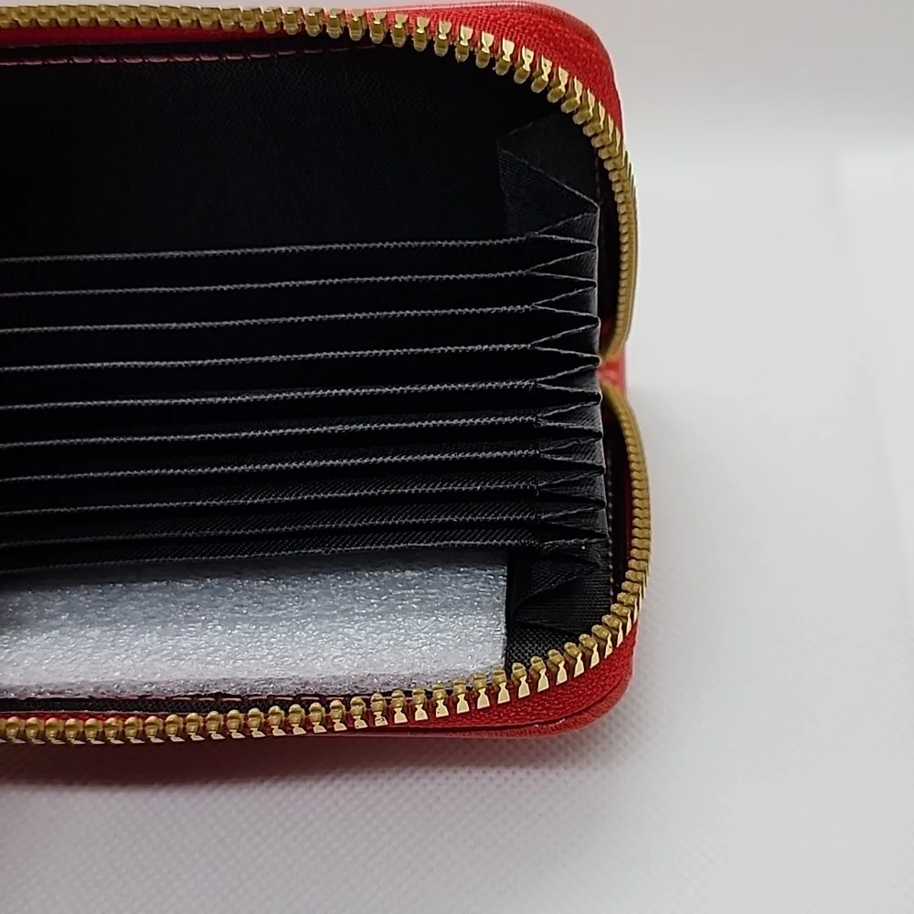 Small Zip Around Card Case - Picture 5 of 11